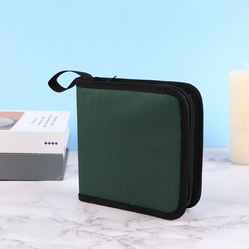40 Tablets CD DVD Discs Oxford Handbags Storage Case CD/DVD Case CD Storage DVD Organizer Booklet Holder 4 Colors
