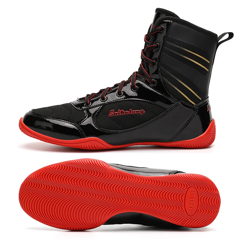 New Wrestling Shoes Men Big Size 46 Boxing Sneakers Breathable