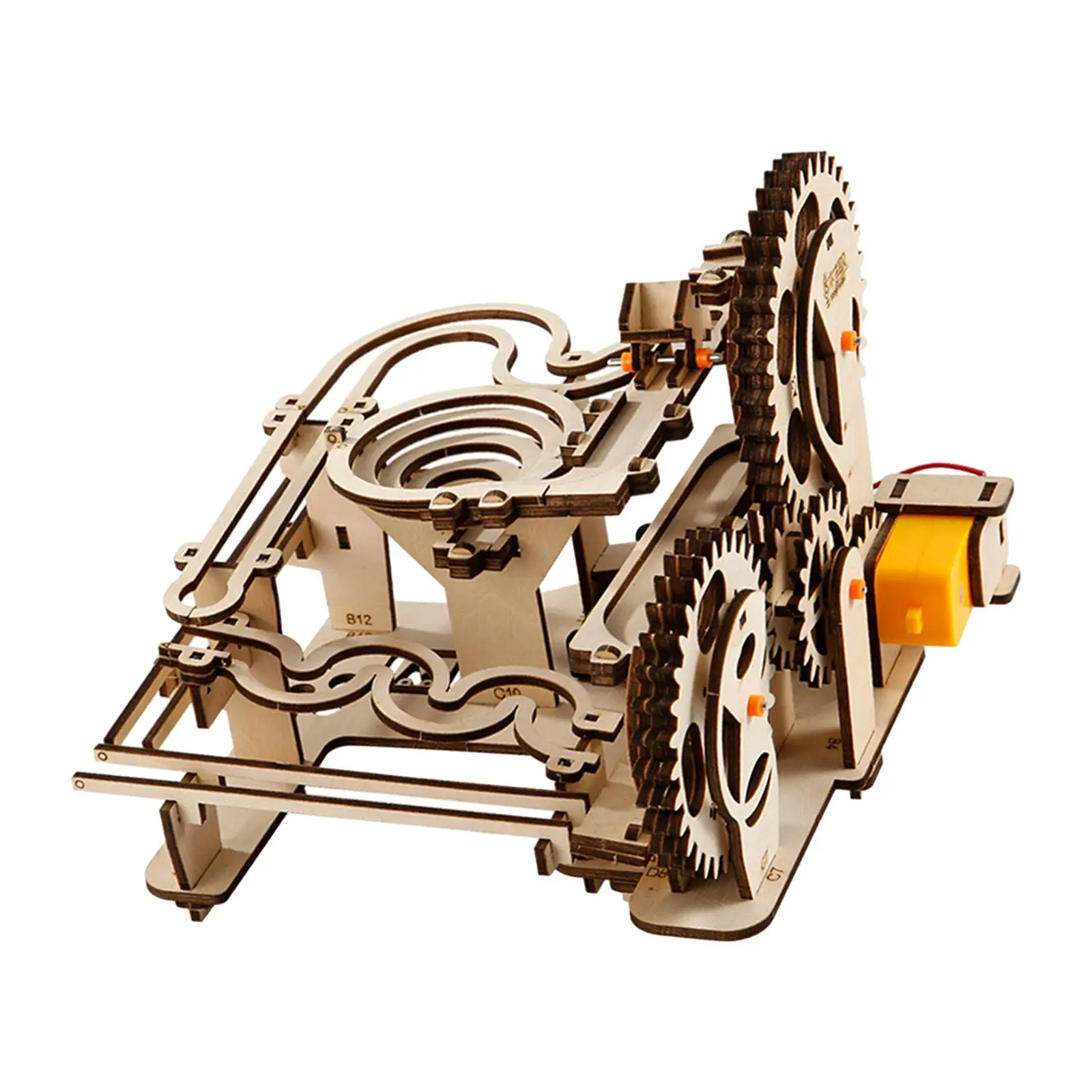 Marble Run Self Assemble Electrical 3D Wooden Puzzle for Holiday Hobby Marble Run Self Assemble Electrical 3D Wooden Puzzle for Holiday Hobby