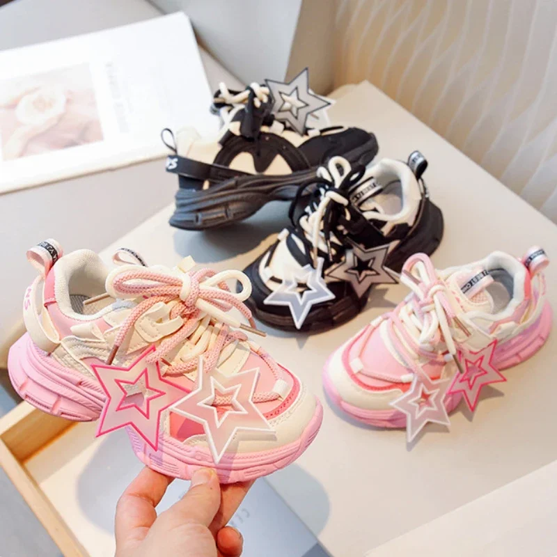 

Кроссовки Детские сетчатые для мальчиков и девочек, Повседневная дышащая спортивная обувь, весна-осень 2024