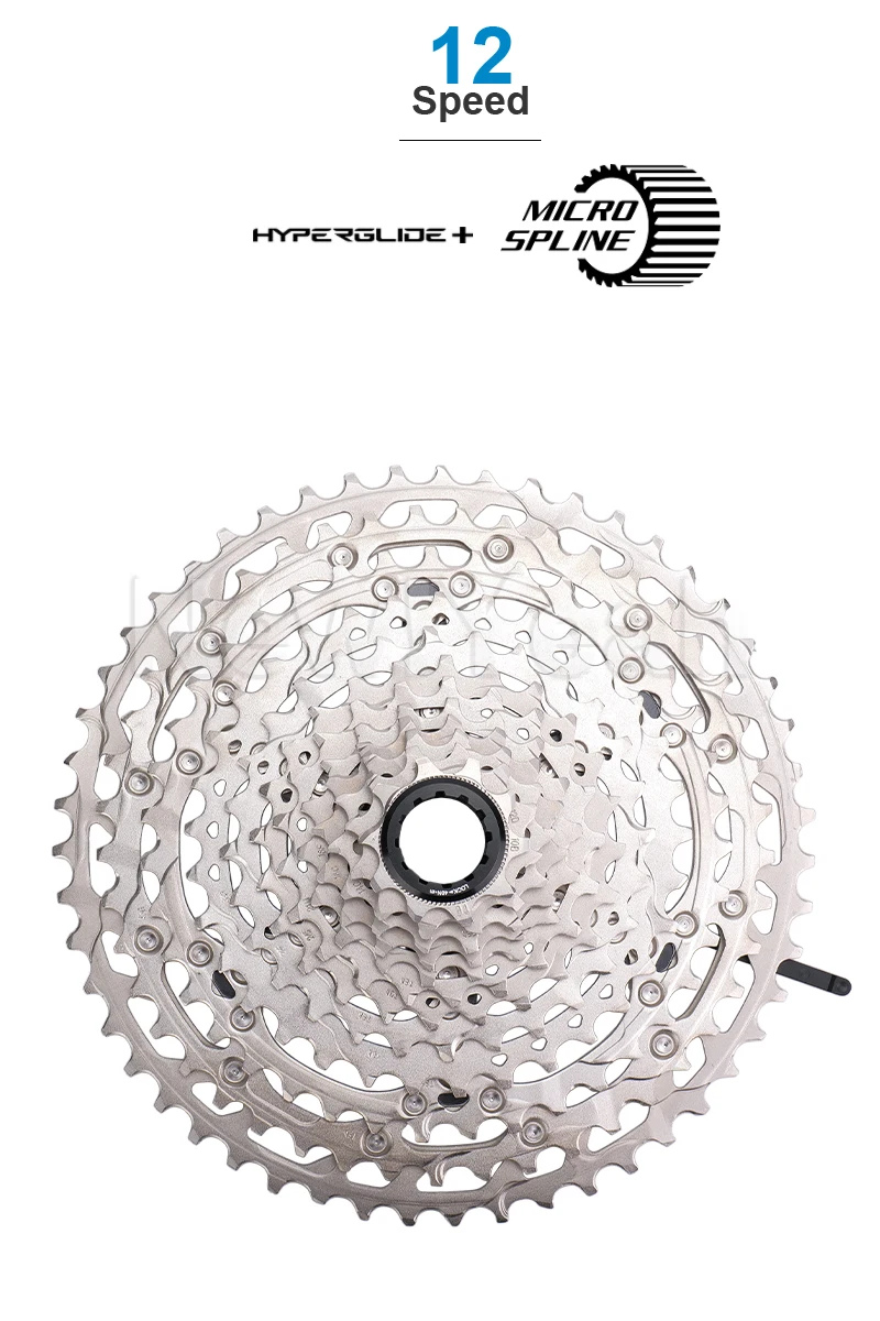 SHIMANO DEORE XT SLX Cassette Sprocket CS-M6100 CS-M7100 CS-M8100 12-Speed MICRO SPLINE - HYPERGLIDE for MTB Bike Original Parts