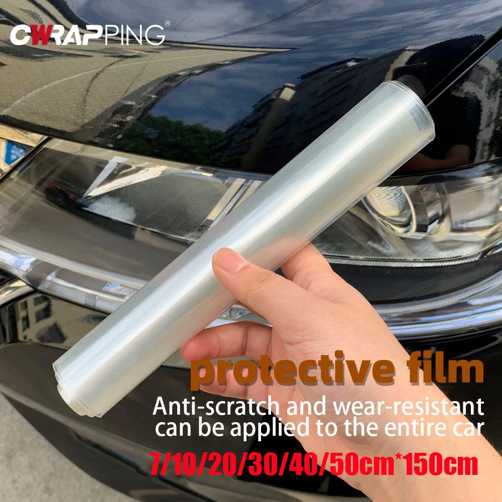 Car DIY Protective Film Self-Adhesive Vinyl Wrap Scratch Resistant Skin Waterproof Sticker Paint Protection Film Car Accessories