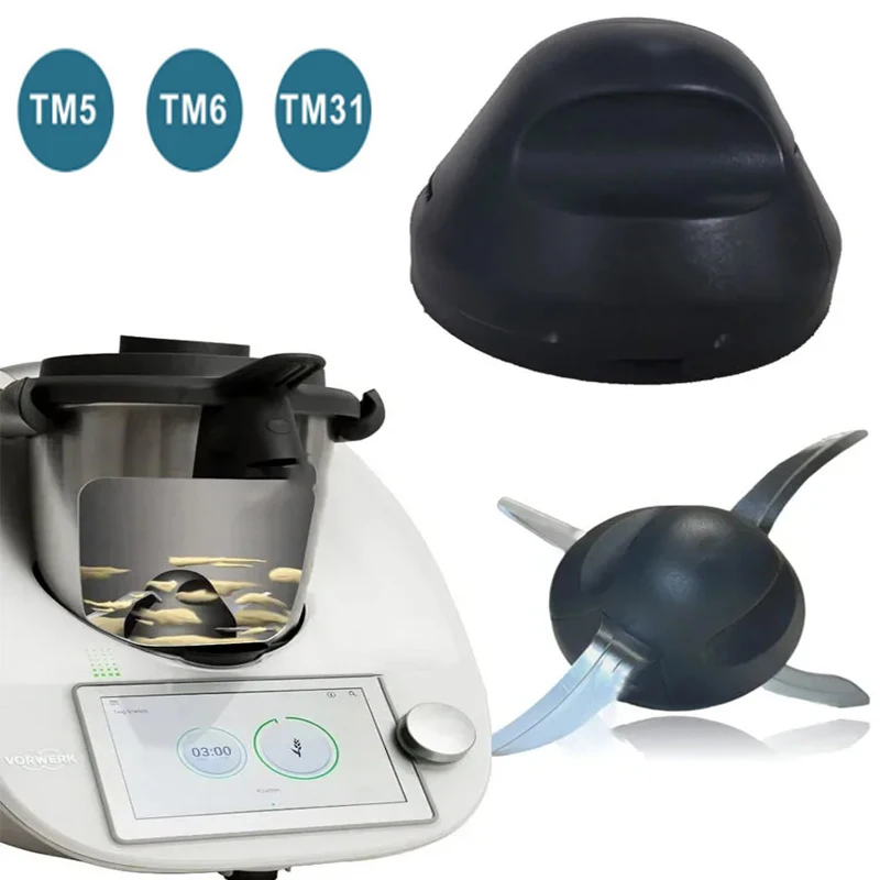 Mixer Blade Cover Food Processor Accessories For Thermomix TM5 TM6 TM31 Dough Avoider Kneading Knife Head Seam Gap Anti-pinch Mixer Blade Dirt Blenders Protective Cover