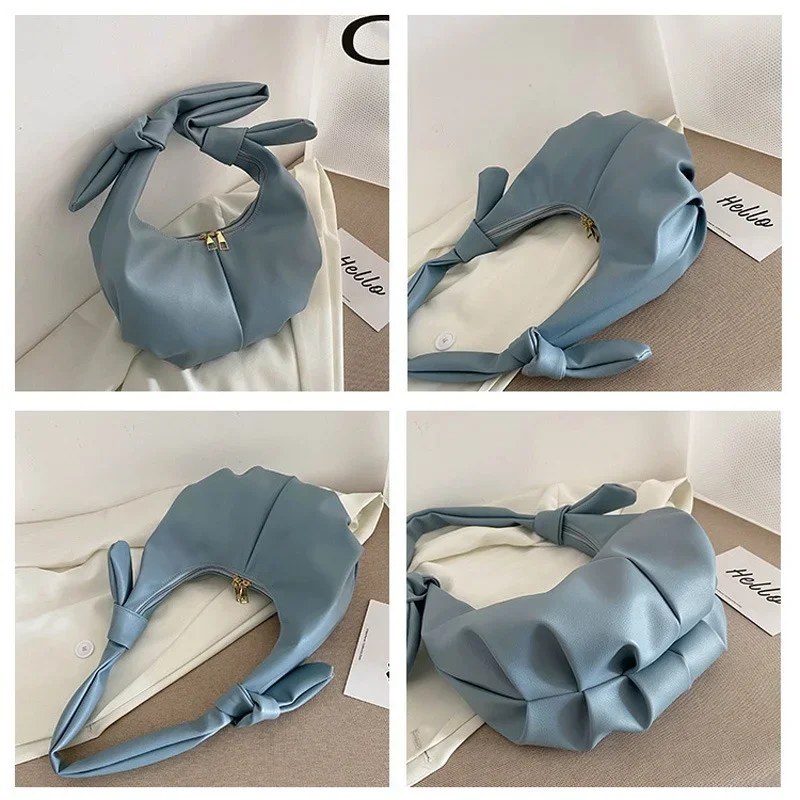 New Style Fashion Women Shoulder Bag Pu Leather Underarm Bags for Women Solid Handbags Travel Ladies Hand Tote Bag 2022 New