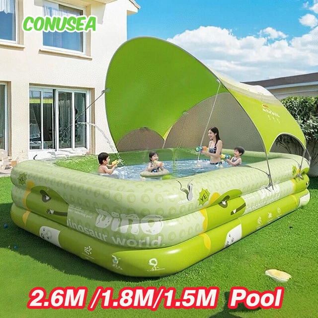BIG Inflatable Swimming Pool baby Pools 2.6M 1.8M 1.5M Removable Above Ground  Children Large Family Party Pools Outdoor games