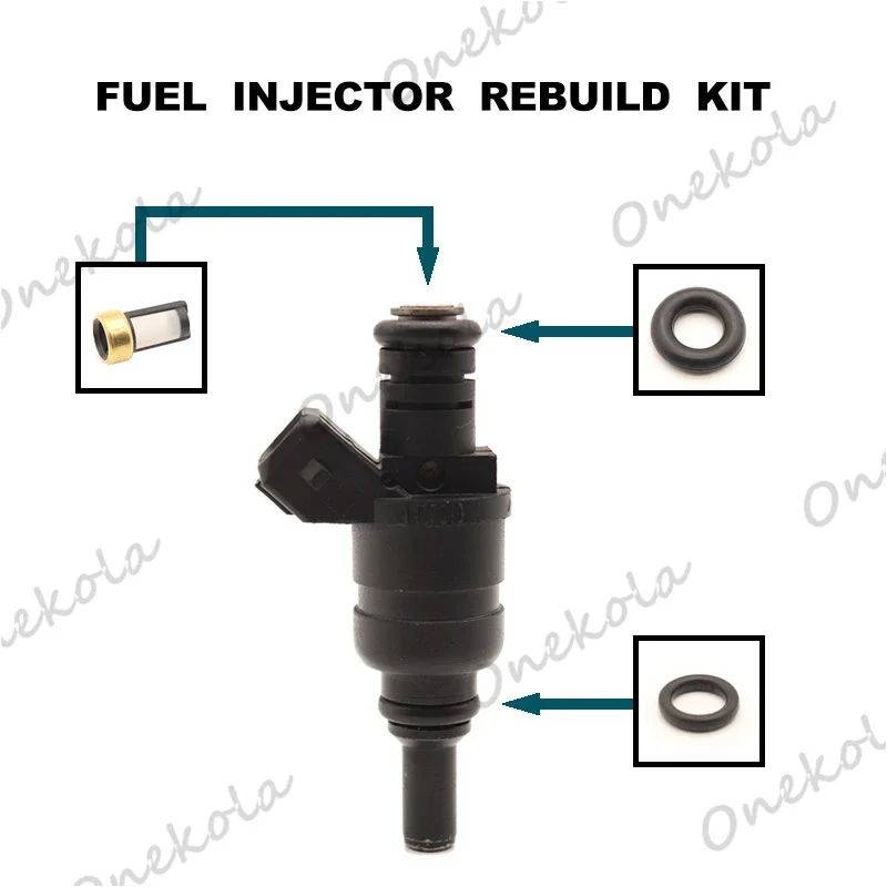 Fuel Injector repair kit Orings Filters for BMW 320i 325i 325ci E46 M54 1427240 13537546244 13537546245