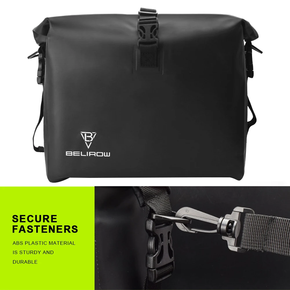 Bicycle Front Bag Waterproof Electric Scooter Seat Bag 9L Cycling Accessories for Mountain Bikes Road Bikes E-Bikes Scooters