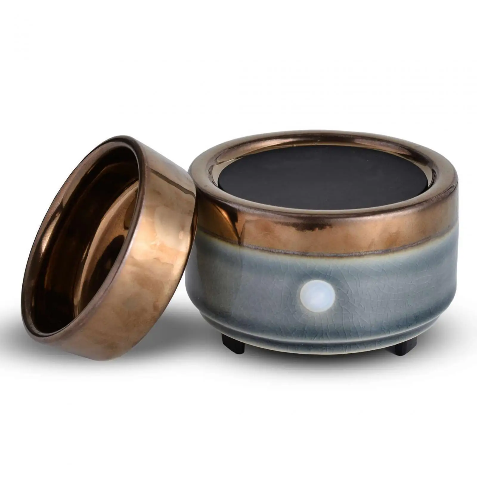 Electric Scented Wax Melt Warmer UK 220V Adapter 4.3x3.5inch Portable Essential Oil Burner Wax Melter for Kitchen Versatile