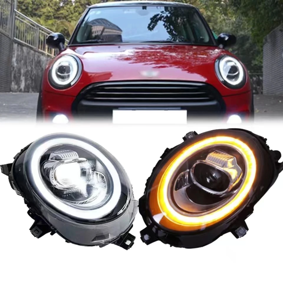 

Автомобильные передние фары для MINI F56 F55 F57 светодиодный передняя фара 2014-2020 Автомобильная передняя фара светодиодный DRL фотообъектив Plug And Play