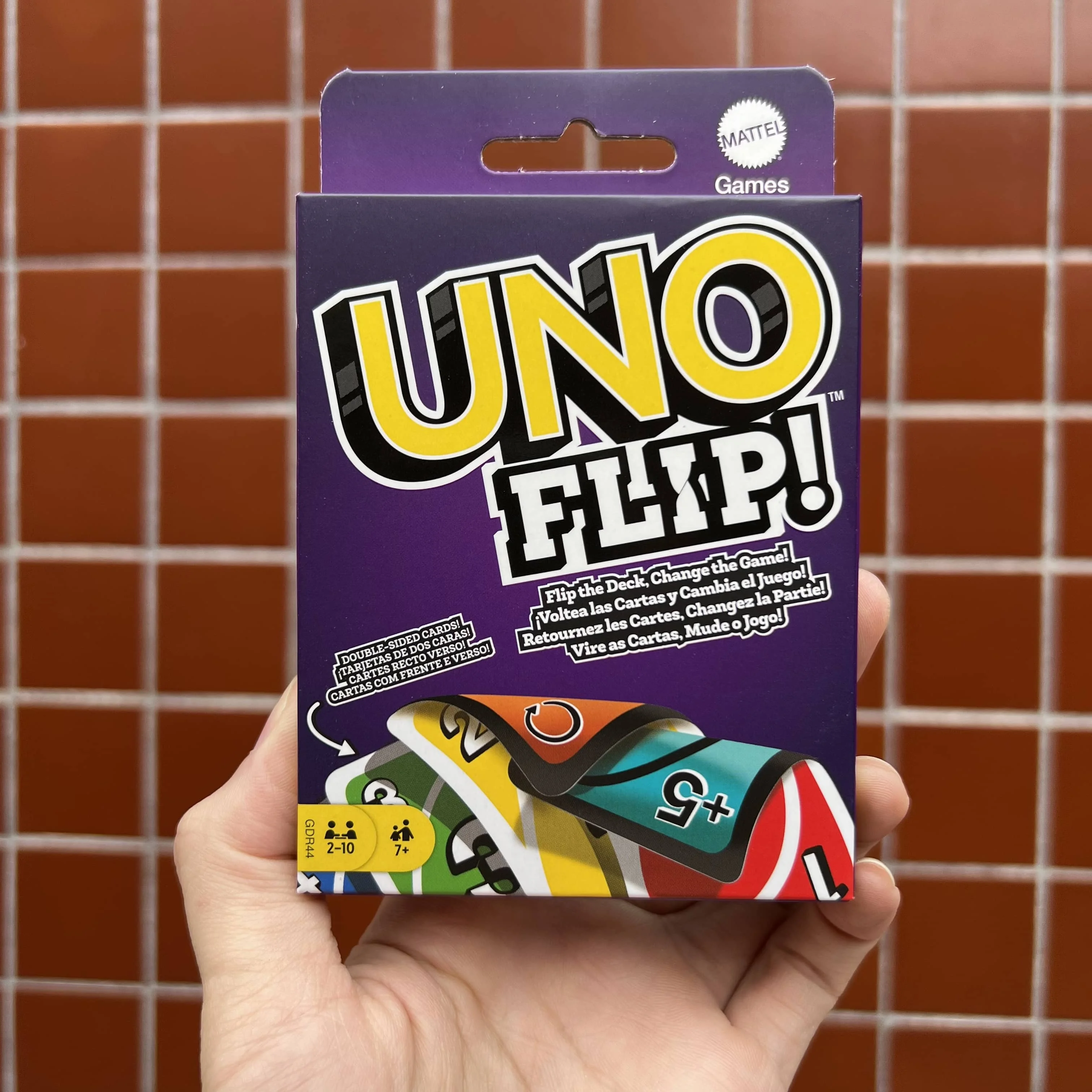 Mattel Games - Uno Flip Side - Jeu de cartes Familles - 7 ans et +