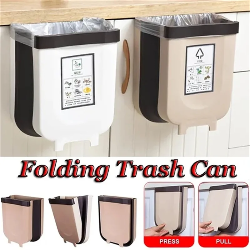 Hanging Trash Kitchen Door Space Saving Waste Saving
