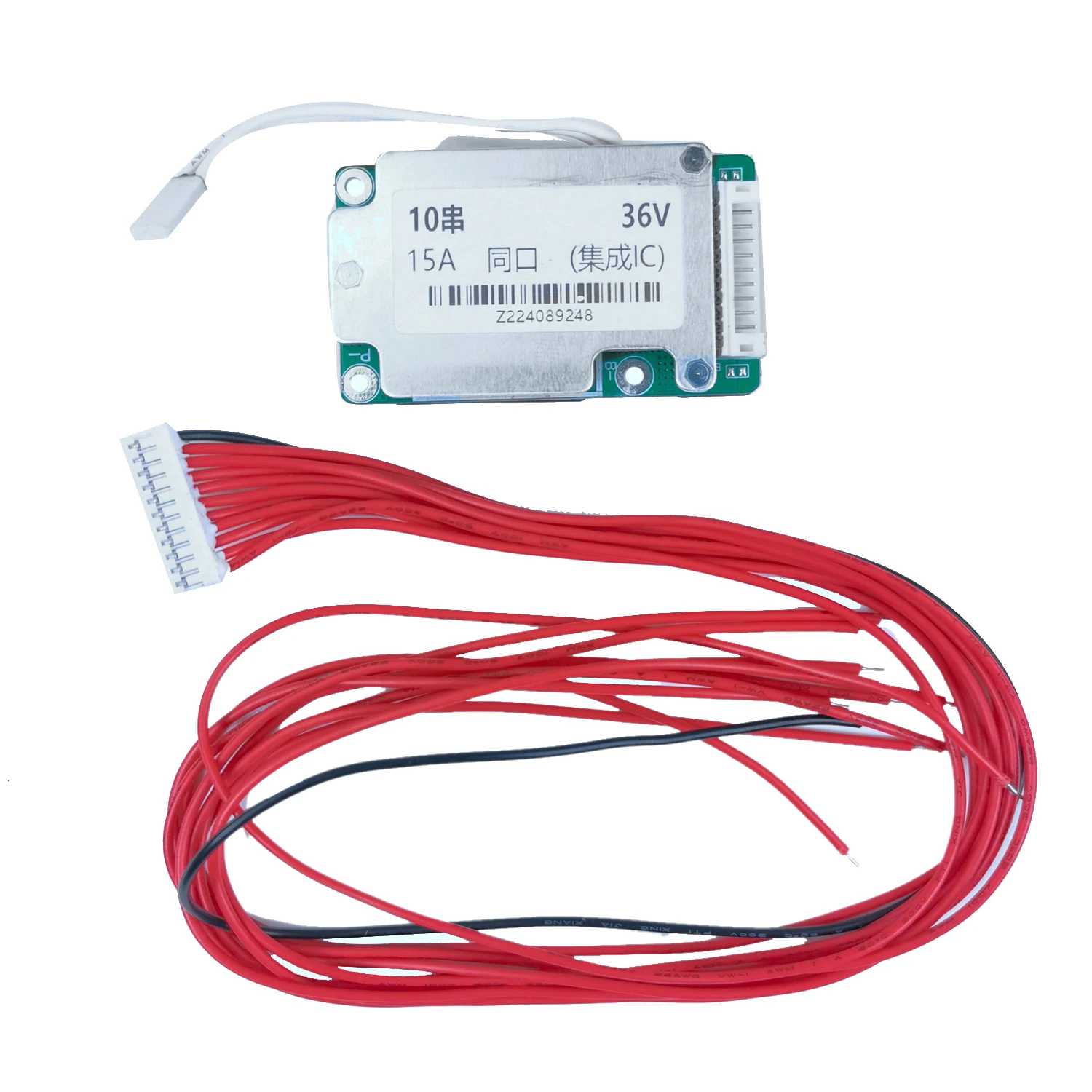 

10S 36V 15A Li-Ion 18650 Battery Protection Board BMS Protective Battery Board with Cable