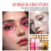 Rolling Sequins Glitter Gel Face Body Painting Shine Liquid Green White Pearl Gloss Eye Shadow Brighten Stage Makeup Decoration 5