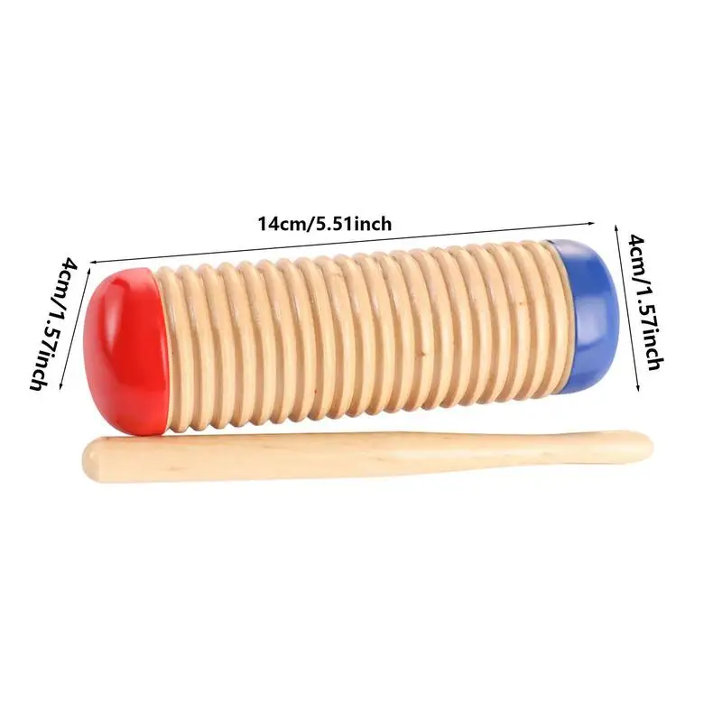 Kids Guiro Instrument Early Percussion Instruction Guiro Instrument Training Musical Tone With Musical Training Tool For