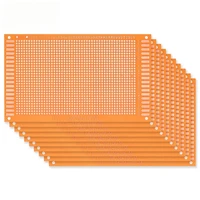 5PCS 9x15cm Single Sided PCB Prototype Board Universal DIY PCB Printed Circuit Board for Electronics Projects Yellow