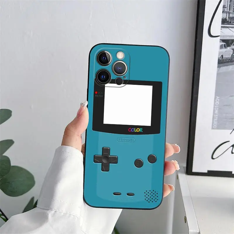 Vibrant Handheld Gaming-Themed Phone Case