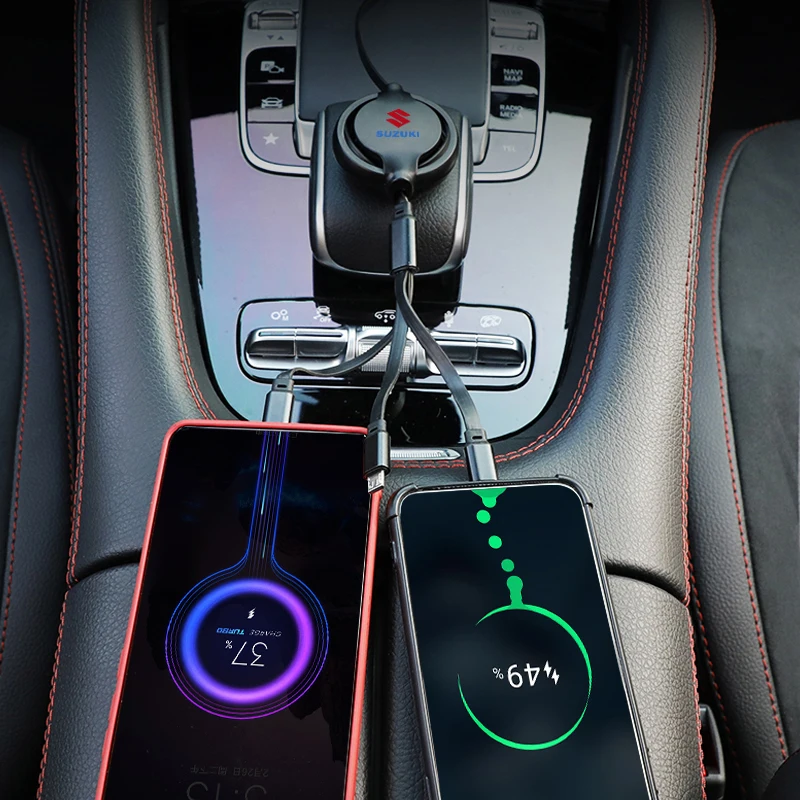 كابل USB متعدد الشحن السريع ، شاحن لفون ، مايكرو U...