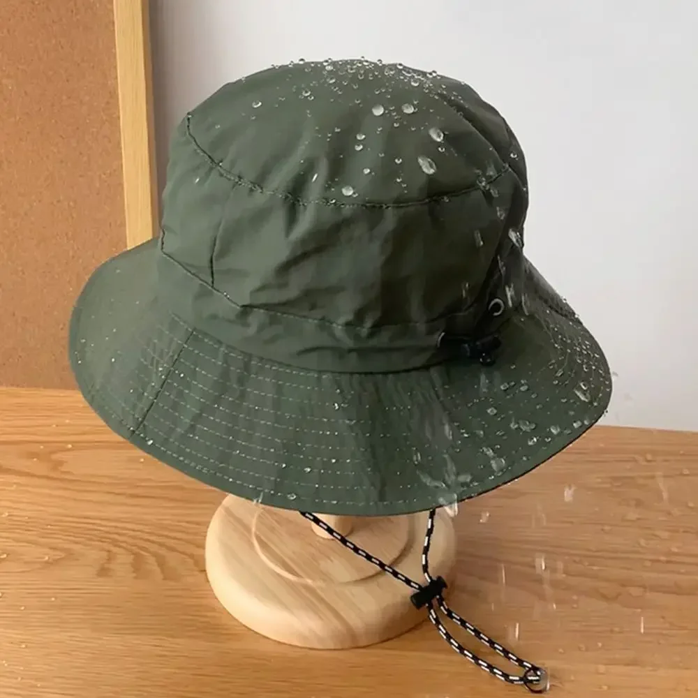 Waterproof Fisherman Hat Women Summer Sun Anti-UV Protection Camping Hiking Mountaineering Caps Men's Panama Bucket Outdoor 3