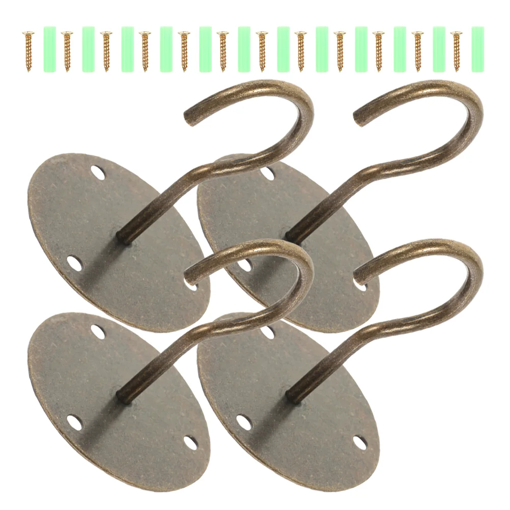 1SetWallmountedCeilingHooksMetalFlowerPotHooksHangingPlant