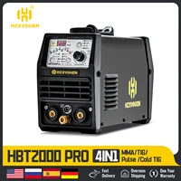 HZXVOGEN TIG Cold Welding Machine ARC/MMA HBT2000P 200A Pulse 1-900ms Adjustment TIG HF TIG Spot TIG  Stick Welder Soldadora TIG 1