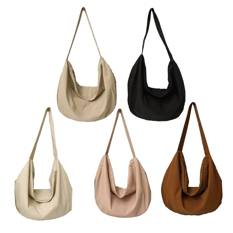 

Женская сумка-мессенджер большой емкости, повседневная сумка через плечо в японском стиле, простая сумка для пельменей на каждый