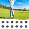 Golf Spikes Footwears 12 Pieces Golf Shoe Spikes Golf Cleat Quick Twist Golf Spikes Golf Cleats Portable Wrench Screw For Golf 2