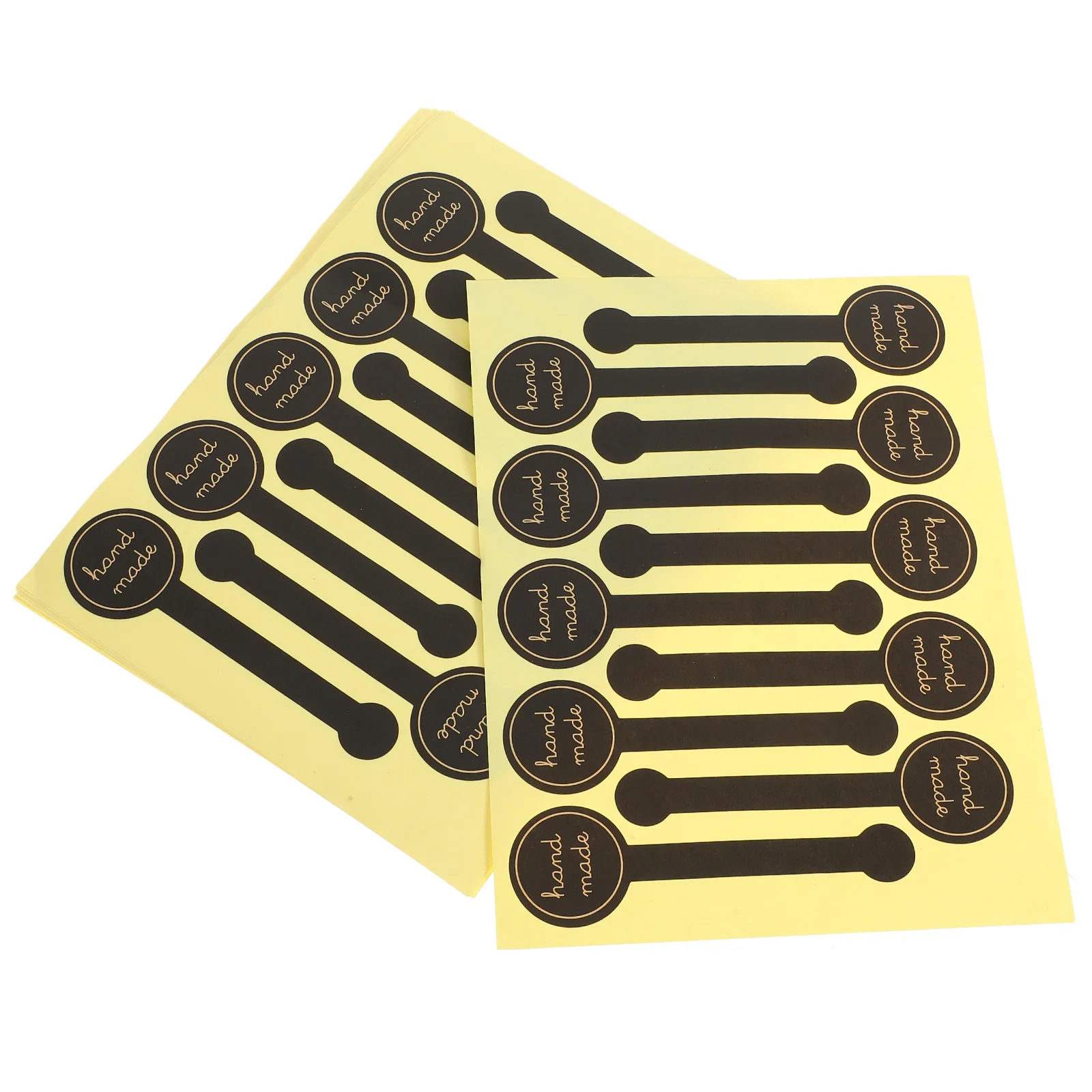 

Самоклеящиеся наклейки ручной работы, черные длинные наклейки-этикетки, наклейки для леденцов, конфет, печенья, тортов, сладостей