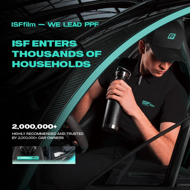 Produttore ISF Solar Automotive Roll Involucro protettivo Finestra di vetro solare Pellicola per tinta parasole automatica per auto - Image 4
