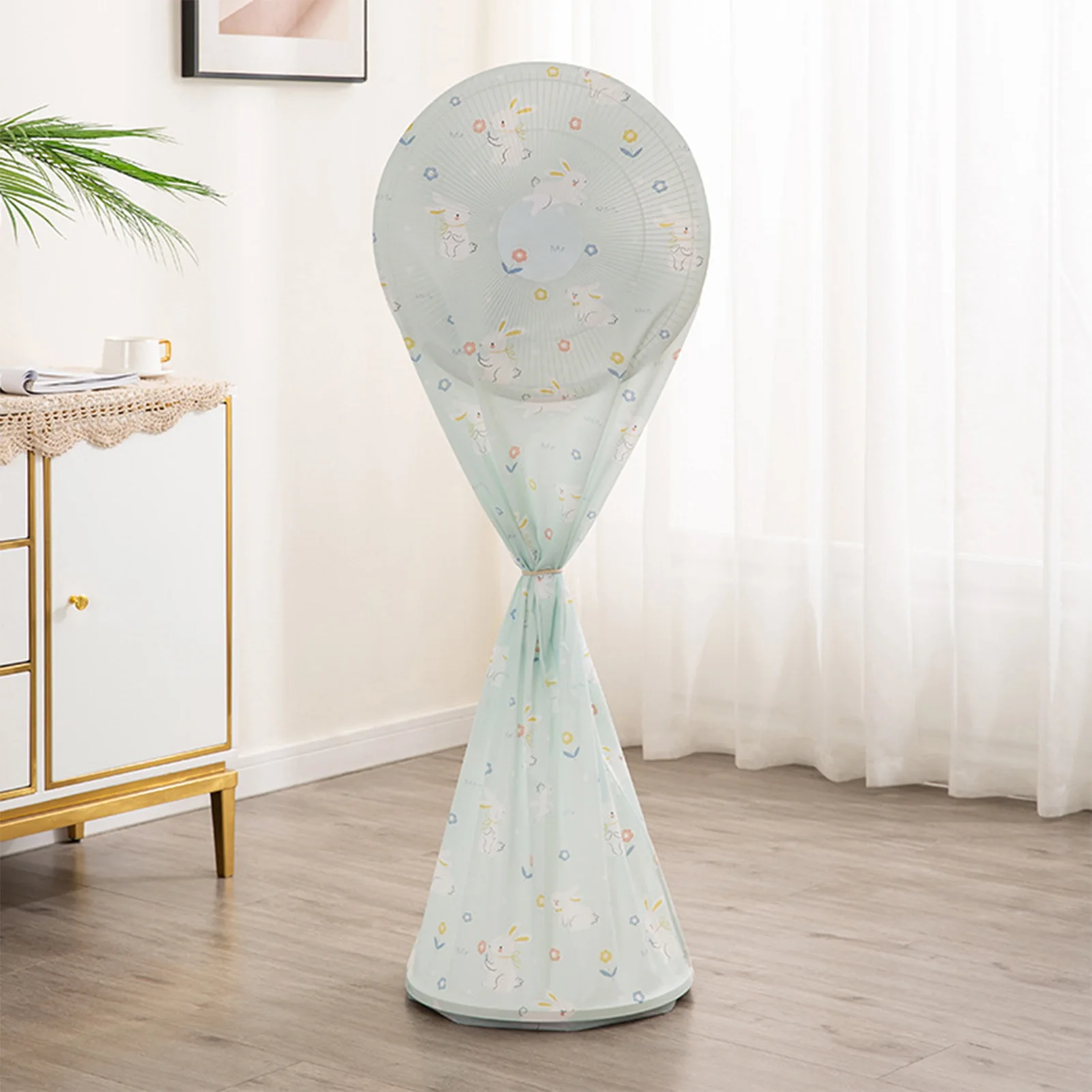 Waterproof and Dustproof All-inclusive Electric Fan Dust Cover Reusable Household Stand Fan Dustproof Protective Cover