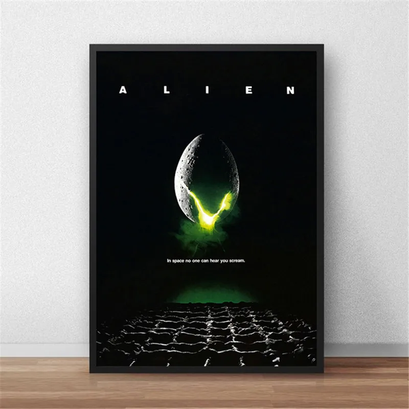 thumbnail image 1 of Alien Science Fiction Movie Astronaut Space Posters and Prints Wall Art Canvas Painting Picture Room Horror Home Decoration, 1 of 5