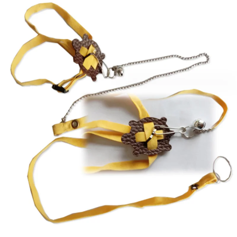 Rabbit Harness Set Rabbit Harness and Leash Set Pet Harness Reptile Leash Turtle Lizard Adjustable Outdoor Training Soft Strap Tortoise Reptile Adjustable Leashe Pet Supplies