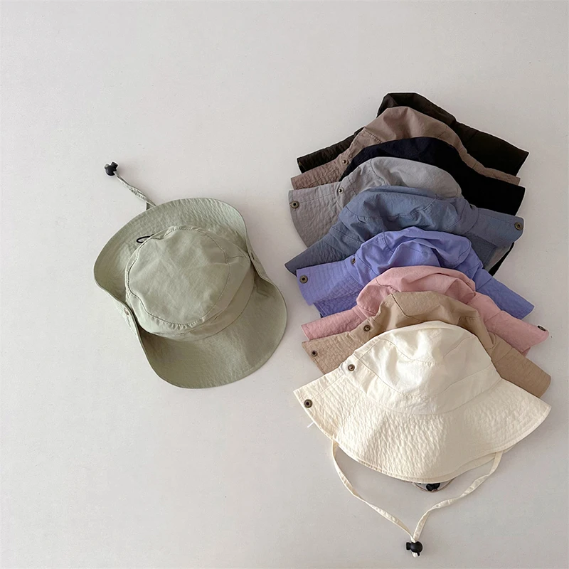 Chapeau De Soleil à Large Bord Rayé - Pour Femmes Et Enfants, Idéal Plage, Jardin, été