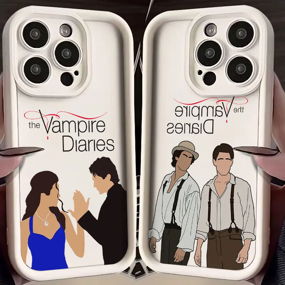 The Vampire Diaries Damon Phone Case for iPhone 16 15 14 13 12 11