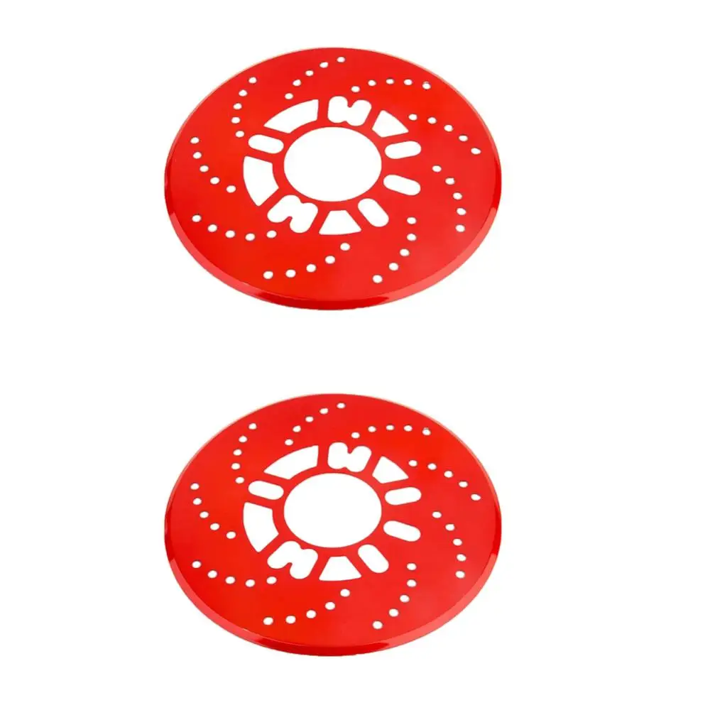 Car Brake Caliper Covers 2Pcs Aluminum Alloy Car Disc Brake Cover Sheet Auto Car Vehicle Wheel Brake System Accessories