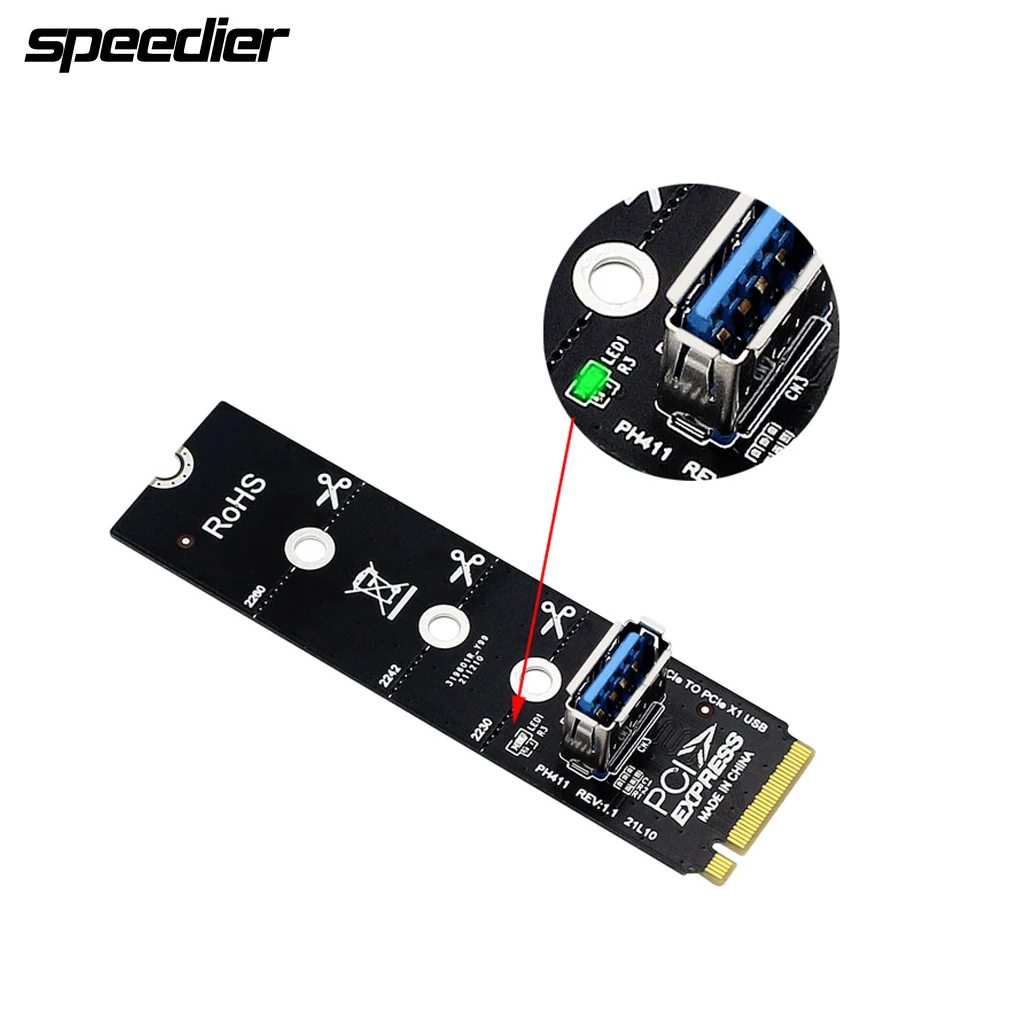 NGFF M 2 To USB 3 0 Adapter Expansion Card Graphic Video Card Extender ngff-m-2-to-usb-3-0-adapter-expansion-card-graphic-video-card-extender