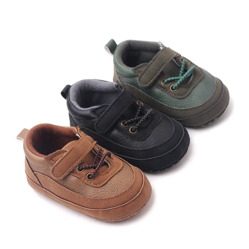 

Baby Shoes Boy Newborn Infant Toddler Casual Comfor Cotton Sole Anti-slip PU Leather First Walkers Crawl Crib Moccasins Shoes