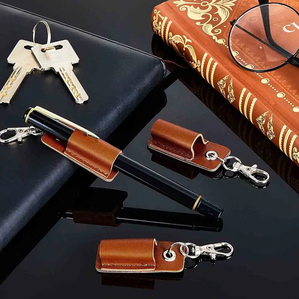 

Школьный офисный держатель для ручек из искусственной кожи