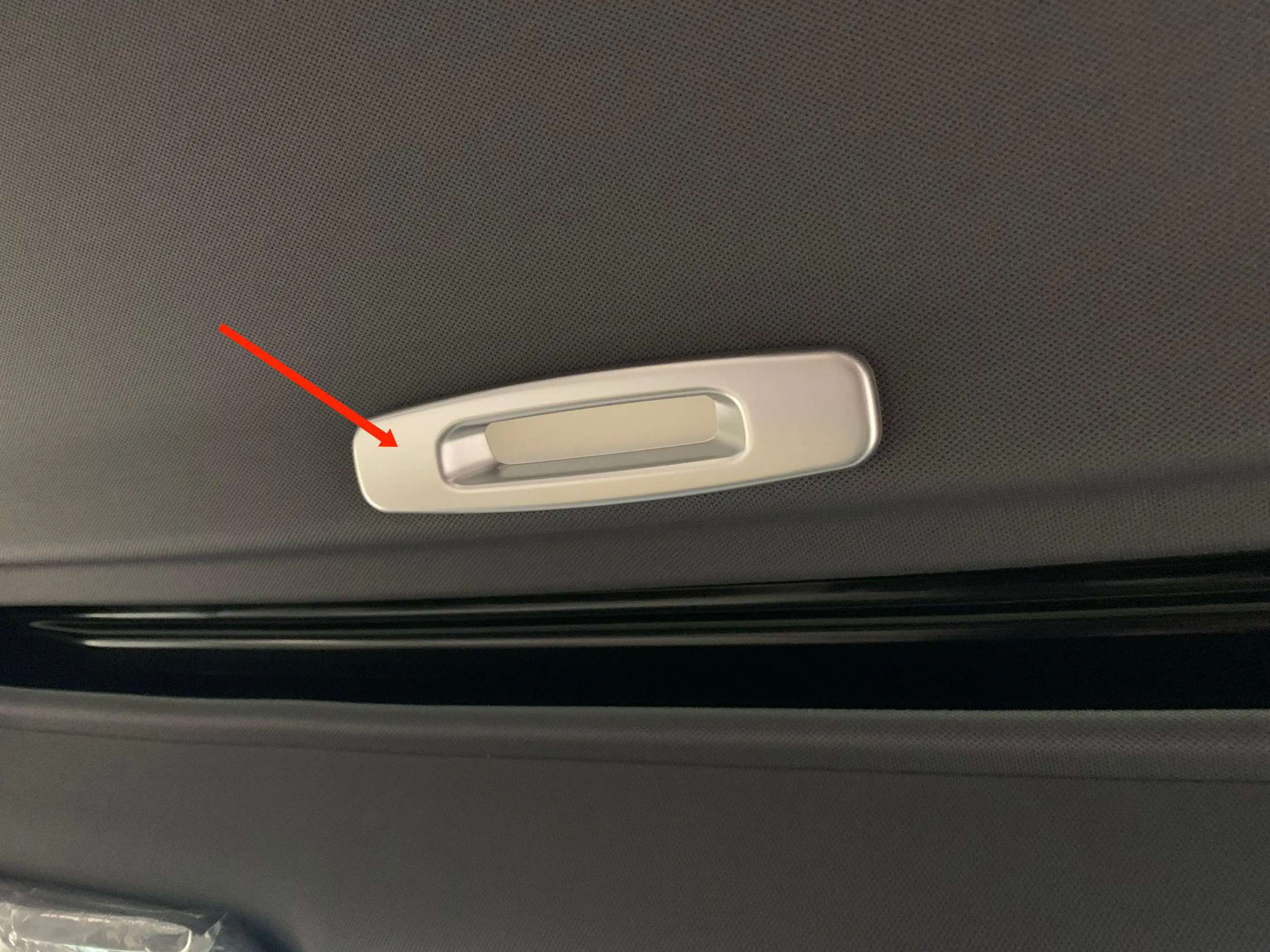 Abs Matte Skylight Handle Roof Cap Frame Decor Cover Trim For 2021-2022 Toyota Sienna 1Pcs