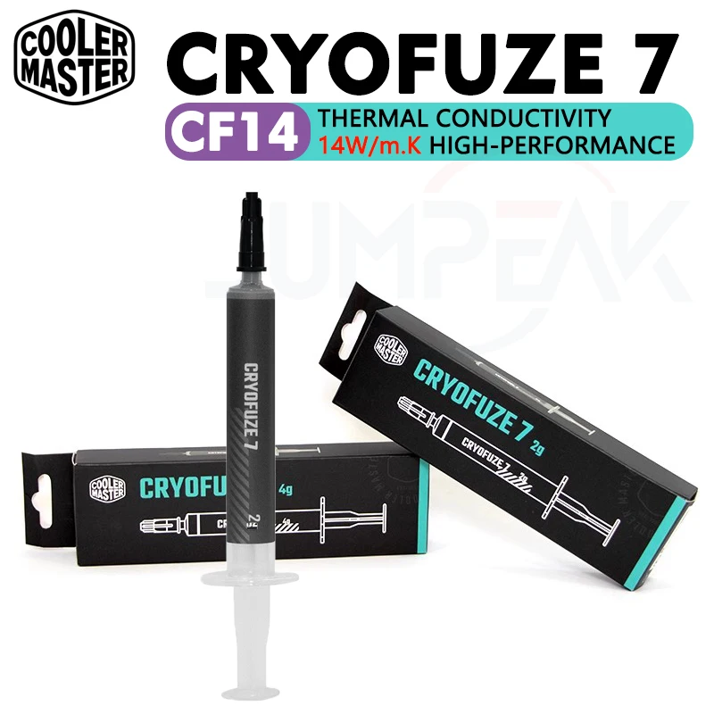 쿨러 마스터 크라이오퓨즈 CF14 나노 써멀 페이스트, 열광 열전도 실리콘 그리..