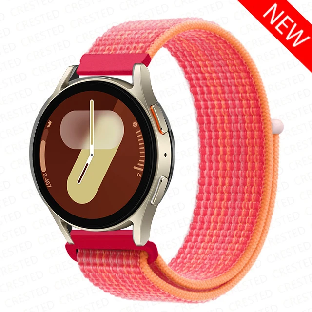 Versatile Nylon Loop Bracelet for Smartwatches - 22mm/20mm Band
