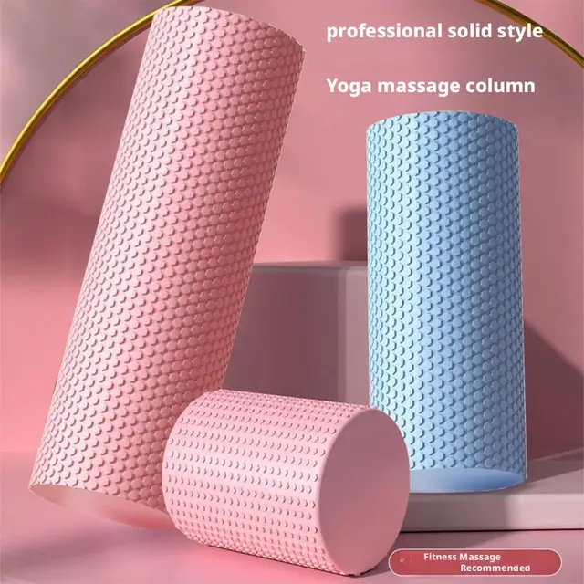 High Density Foam Yoga Roller EVA Portable Pilates Body Exercises Gym Cylinder Hexagonal Roller For Leg/Arm/Back Muscle Massage 6
