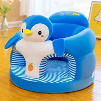 Cute Baby Sofa Support Seat Cover Plush Chair LearningTo Sit Feeding Chair Comfortable Toddler Nest Puff Washable Without Filler 1
