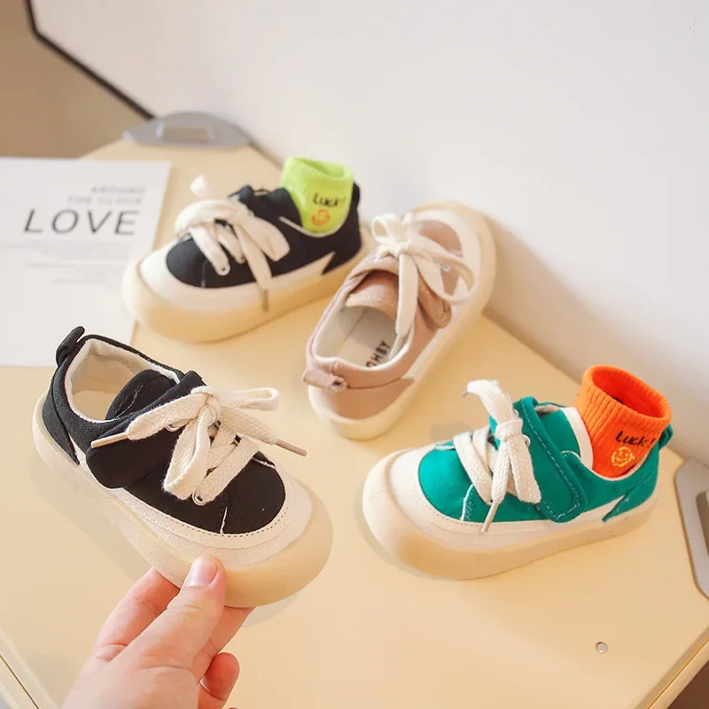 

2023 Spring Baby Shoe Baby Casual Sneaker for Boy Kid Korean Canvas Shoe Toddler Boy Shoe Tenis Infantil Menino Patine Para Niña