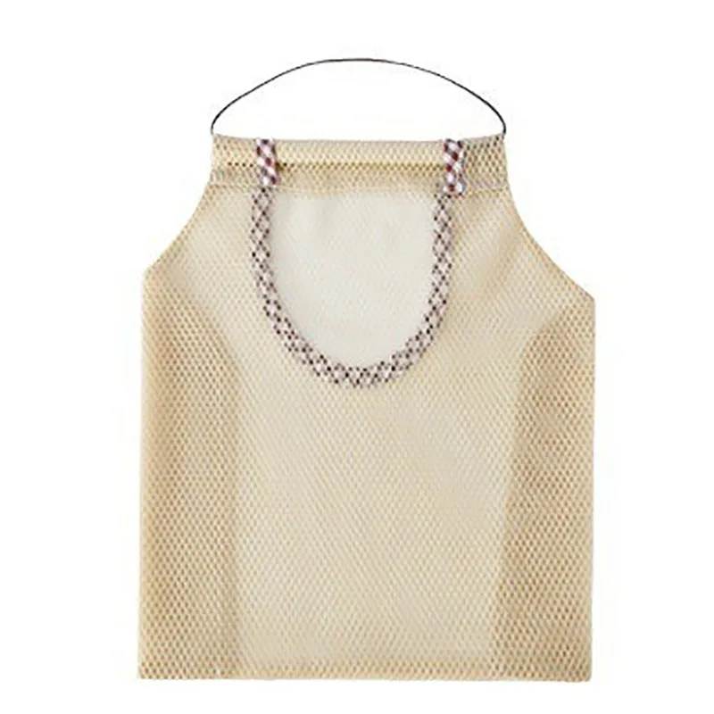 Description Picture 5 of item1pc Household Hanging Beige Onion and Garlic Storage Bag, Fruit Wall Mesh Bag, Kitchen Vegetable Storage Mesh Bag