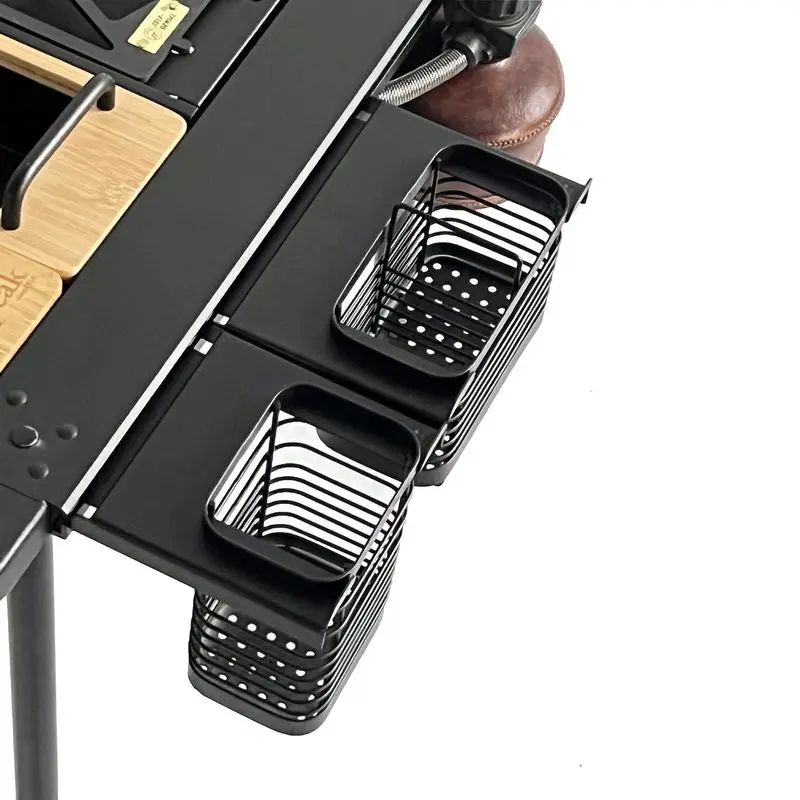 Camping IGT Chopstick Basket IGT Unit Frame Side Hanging Water Filter Basket Storage Box Outdoor Kitchen IGT Table  Accessories