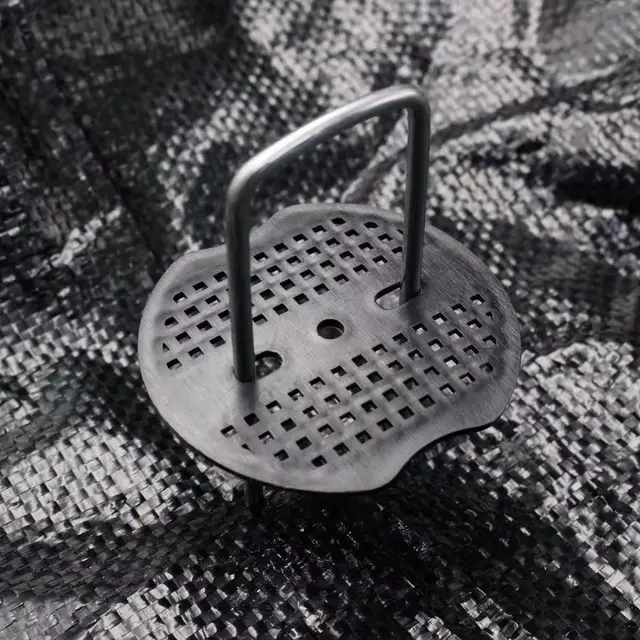 10/100pcs Garden Fixing Ground Cloth Pads Plastic Gaskets Lawn Film Pegs Buffer Washers Anchoring Landscaping Ground Covering 2