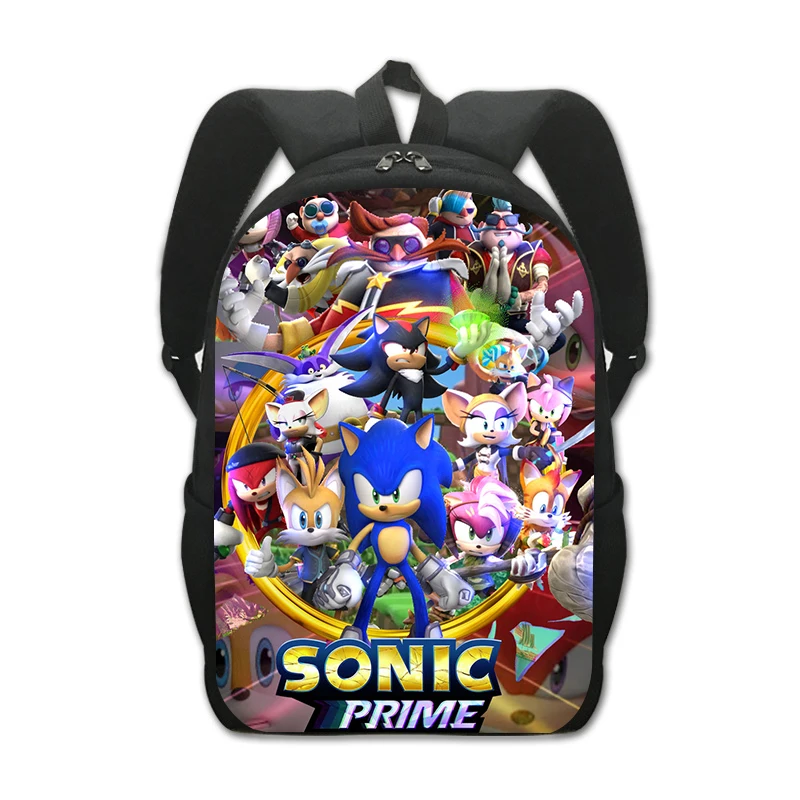 Comprar Mochila Escolar Sonic Prime - Brinquedos Para Crianças