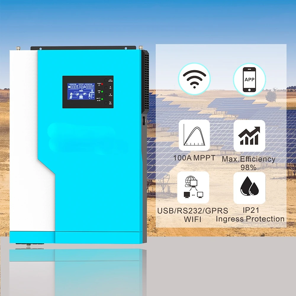 

5500W 48V off grid solar all in one inverter without batteries off grid solar invert hybrid solar inverter