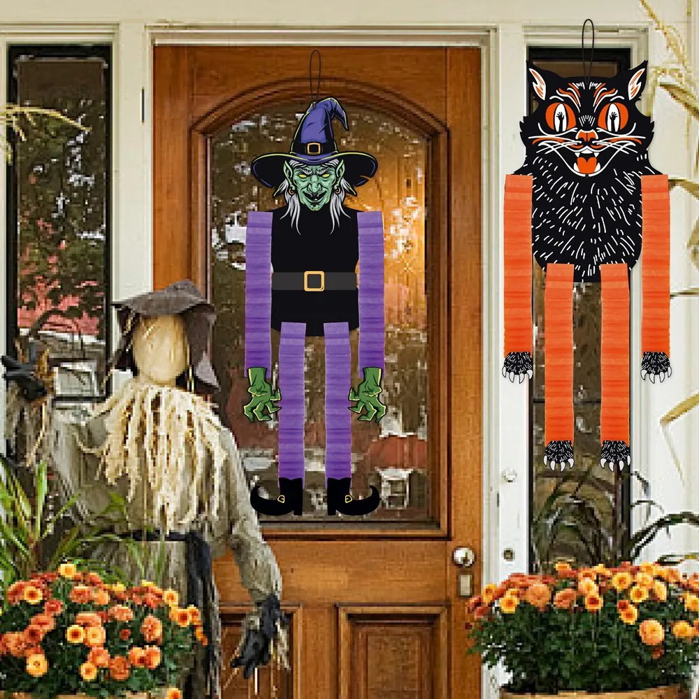 Spooky Halloween Hanging Ornament Set for Indoor & Outdoor Decor