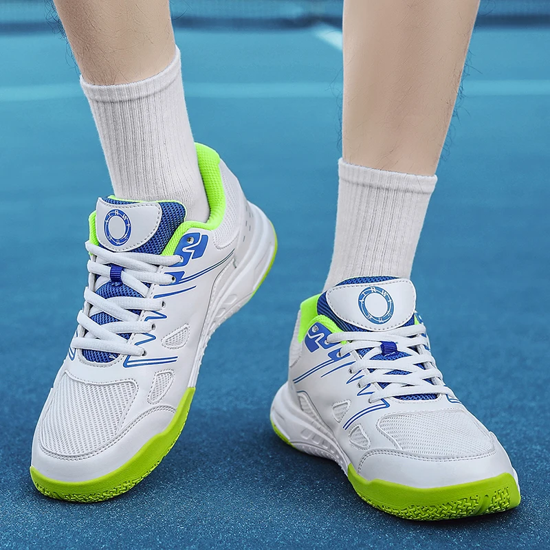 Luxury Brand Men's Volleyball Shoes, Outdoor Fitness Lightweight Badminton Shoes, Men's Tennis Training Sports Shoes